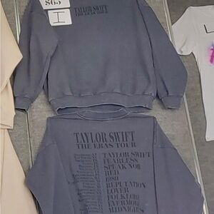 Taylor Swift The Eras Tour Blue Crewneck